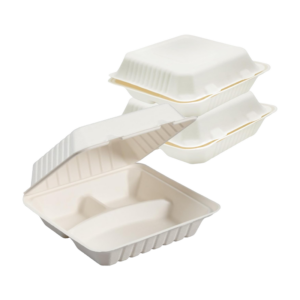 Sugarcane/Bagasse Clamshell Container