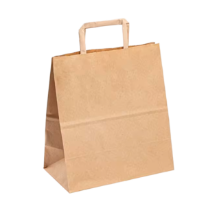 Flat Handle Kraft Paper Bag